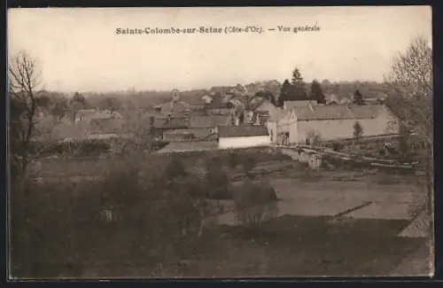 AK Sainte-Colombe-sur-Seine /Côte-d`Or, Vue générale