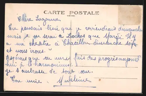 AK Sainte-Colombe-sur-Seine /Côte-d`Or, Vue générale
