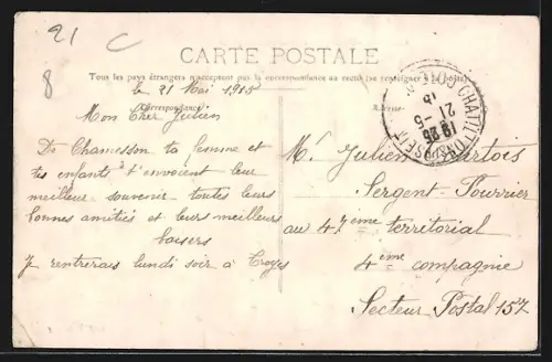 AK Chamesson, Une Rue Principale, Strassenpartie