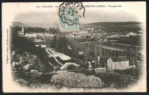 AK Chamesson-sur-Seine /Côte-d`Or, Vue générale
