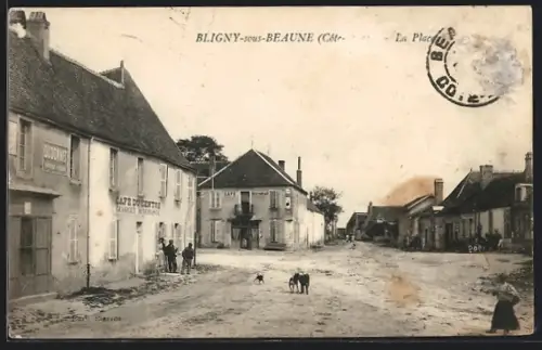 AK Bligny-sous-Beaune, La Place