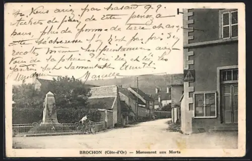 AK Brochon /Côte-d`Or, Monument aux Morts