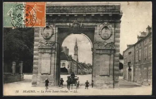 AK Beaune, La Porte Saint-Nicolas