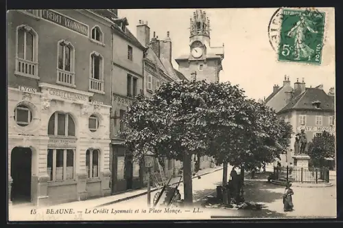 AK Beaune, Le Crédit Lyonnais et la Place Monge