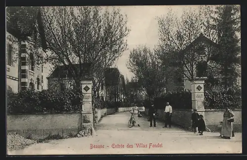 AK Beaune, Entrée des Villas Fondet