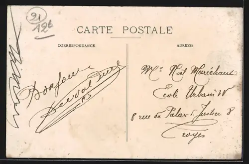 AK Baigneux /Côte-d`Or, Une rue, Strassenpartie