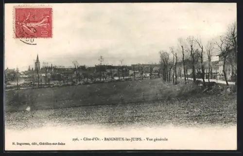AK Baigneux-les-Juifs /Côte-d`Or, Vue générale