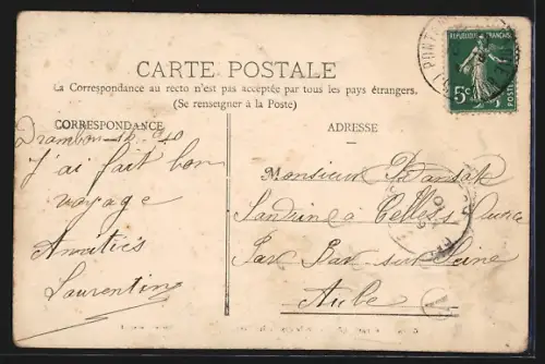 AK Pontailler-sur-Saone, Pont de l`Etang, Route de Perrigny