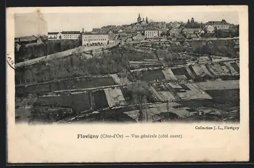 AK Flavigny /C.-d`Or, Vue generale, cote ouest