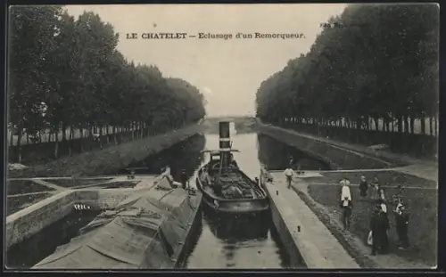 AK Le Chatelet, Eclusage d`un Remorqueur