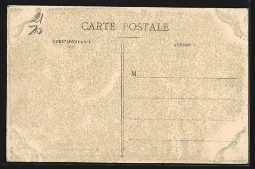 AK Chatillon-sur-Seine, Inondations des 20 et 21 Janvier 1910 - Le Pont des Boulangers minè par l`eau