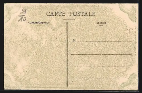 AK Chatillon-s /-Seine, Inondations des 20 et 21 Janvier 1910 - Le Pont de la Rue des Ponts..., Hochwasser