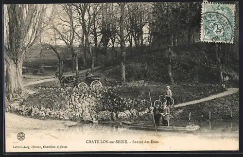 AK Chatillon-s-Seine, Source des Ducs