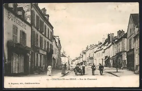 AK Chatillon-s-Seine, Rue de Chaumont