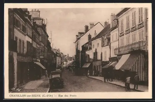 AK Chatillon-s-Seine, Rue des Ponts