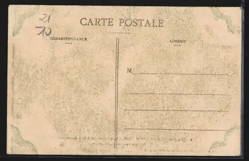 AK Chatillon-s-Seine, Inondations 1910, Le Pont des Boulangers, en aval