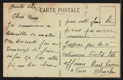 AK Santenay-les-Bains, Extrémité de la rue Chauchien, conduisant aux Sources