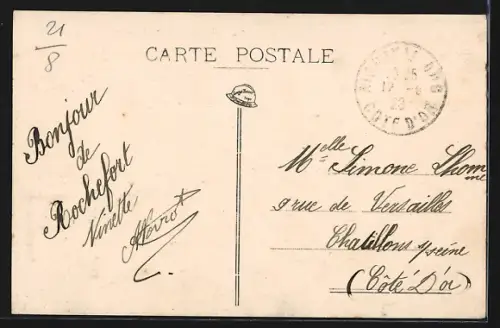 AK Rochefort /C.-d`Or, Une vue du Pays et le Chateau