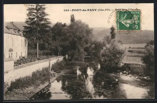 AK Pont-de-Pany /C.-d`Or, Vue sur l`Ouche