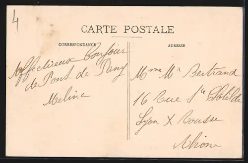 AK Pont-de-Pany /C.-d`Or, Vue sur l`Ouche