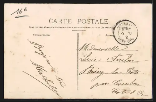 AK Recey-sur-Ource, Rue Lacordaire