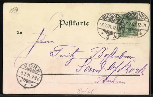 Lithographie Seelig`s Korn-Kaffee, Kaffee-Essenz und Stern-Kaffee, Frau und Mann in Vierländer Tracht