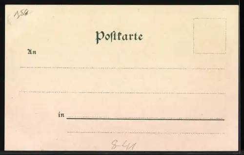 Lithographie Reklame für Kaffee-Essenz der Emil Seelig AG