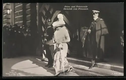 AK Prinz und Prinzessin Heinrich von Preussen