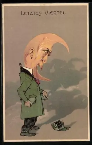 AK Letztes Vierte, Mond mit leeren Taschen