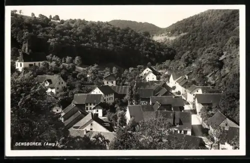 AK Densbüren, Totalansicht aus der Vogelschau