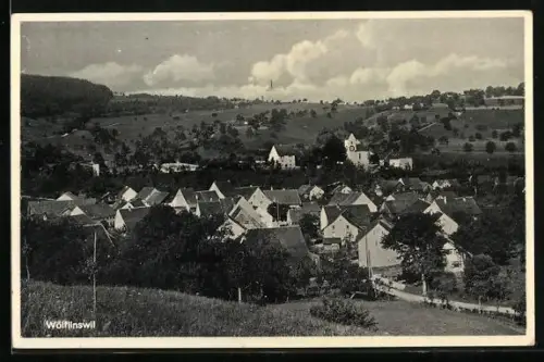AK Wölflinswil, Ortsansicht bei Tag