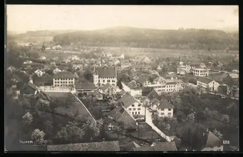AK Suhr, Teilansicht mit Strassenpartie