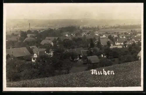 AK Muhen, Teilansicht mit Bäumen