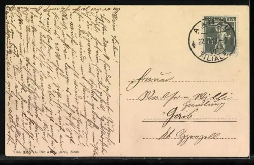 AK Küttigen, Teilansicht mit Wasserfluh