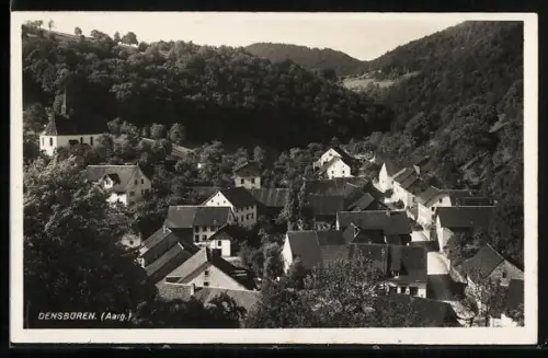 AK Densbüren, Totalansicht aus der Vogelschau