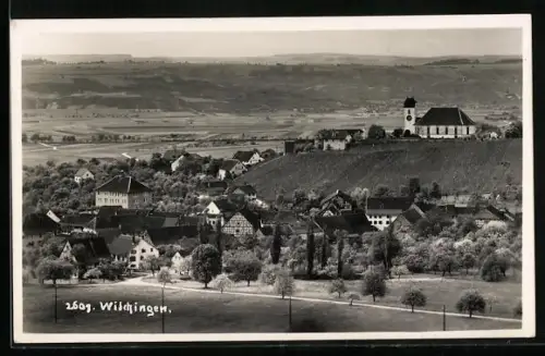 AK Wilchingen, Teilansicht mit Kirche