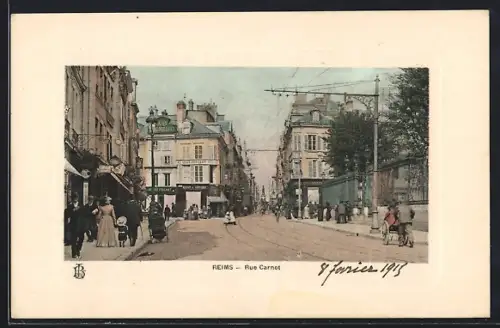 AK Reims, Rue Carnot