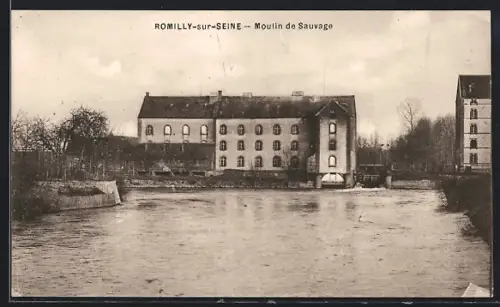 AK Romilly-sur-Seine, Moulin de Sauvage