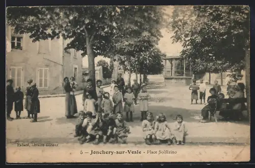 AK Joncherry-sur-Vesle, Place Solférino