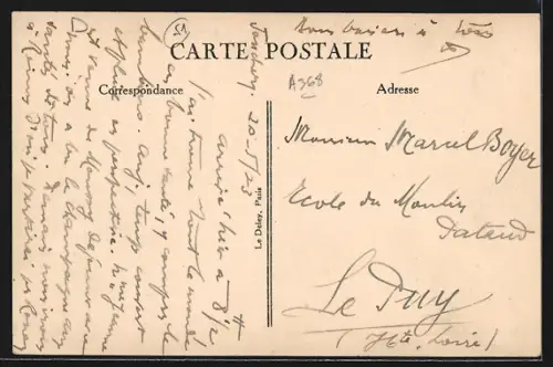 AK Jonchery-sur-Vesle, Avenue de la Gare