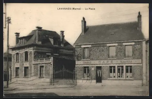 AK Lavannes /Marne, La Place