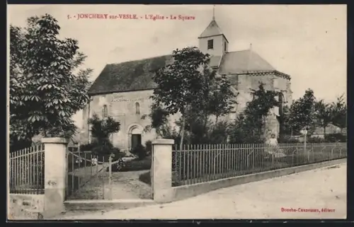 AK Jonchery-sur-Vesle, L`Eglise, Le Square
