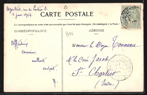 AK Magenta-Dizy /Champagne, L`Eglise et le Presbytère
