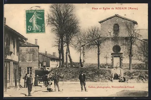 AK Souain /Marne, Place et Eglise