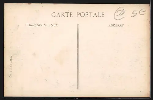 AK Cheminon, Strassenpartie mit Turmgebäude