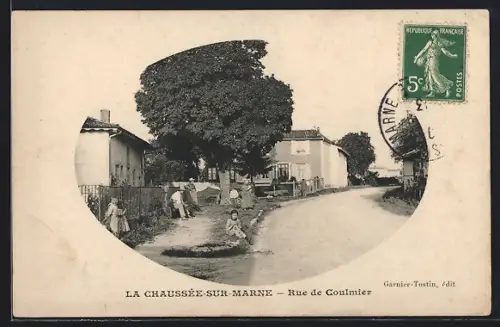 AK La Chaussée-sur-Marne, Rue de Coulmier