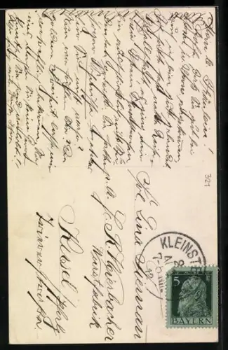 Foto-AK L.J. & F.F. Nr. 3143/5: Fräulein mit Blumen im Haar