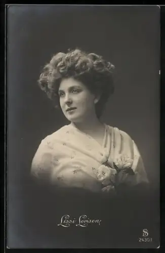 Foto-AK L.J. & F.F. Nr. 2430/1: Portrait von Lissi Lorison