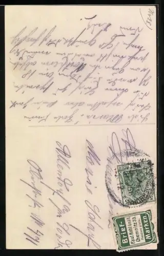 Foto-AK L.J. & F.F. Nr. 3268 /5: Frau im Kleid liest ein Buch