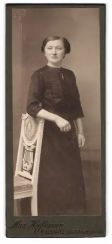 Fotografie Max Hoffmann, Pulsnitz, Bischofswerdaerstr., Porträt einer Dame
